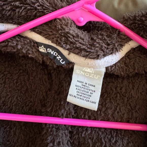 Snozu Chocolate Brown Fleece Vest - Picture 4 of 4